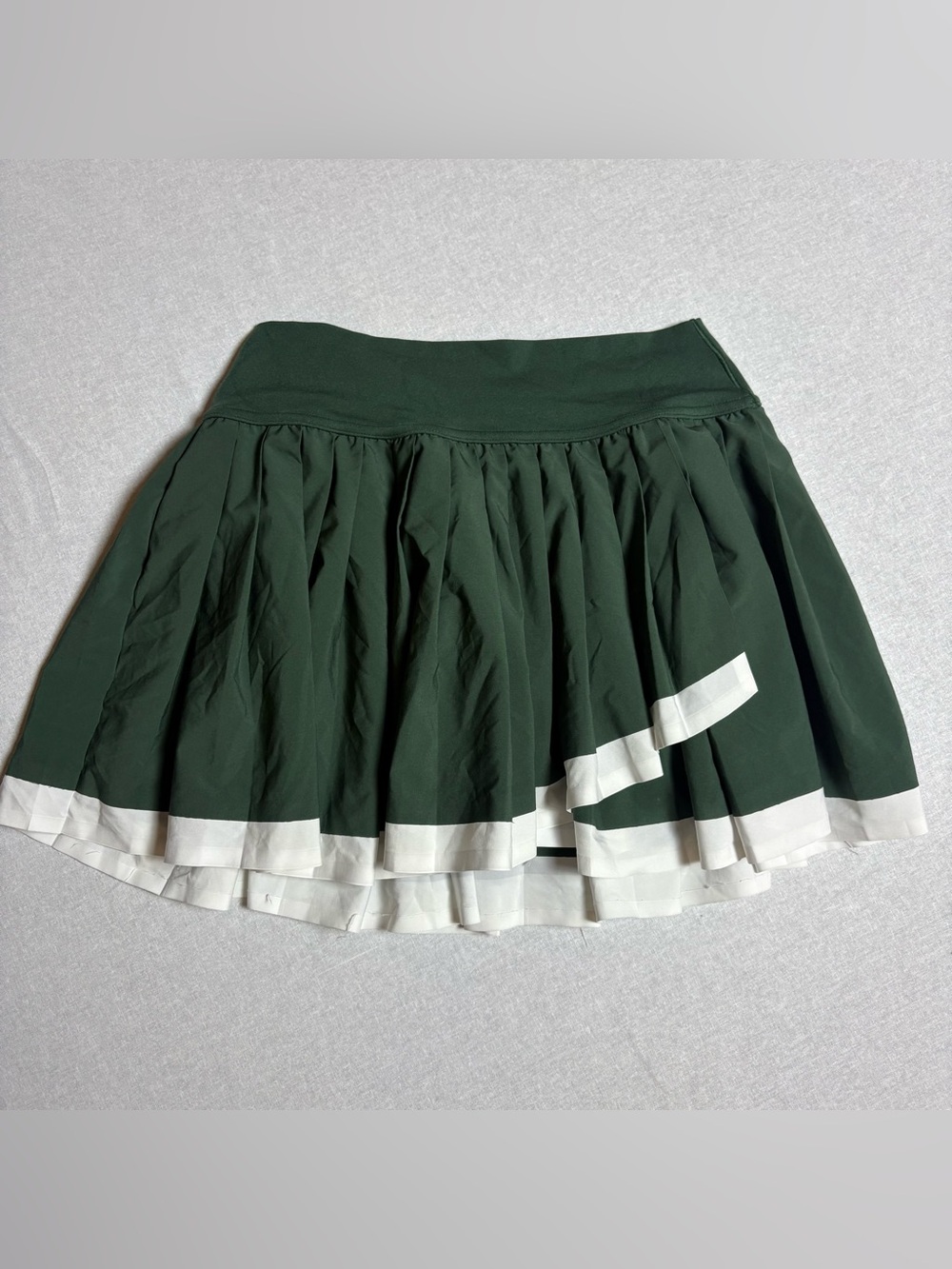 OFFLINE by Aerie Tiebreaker Pleated Tennis Skirt Green Size Small